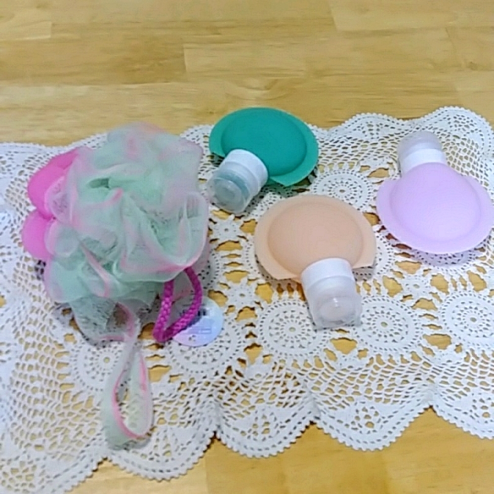Bath and Shower Bundle, Travel Size Containers